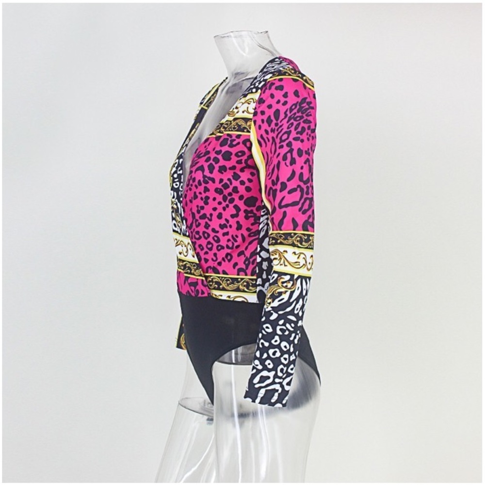 NEW! Silk Vintage Bodysuit - Picture 6 of 8